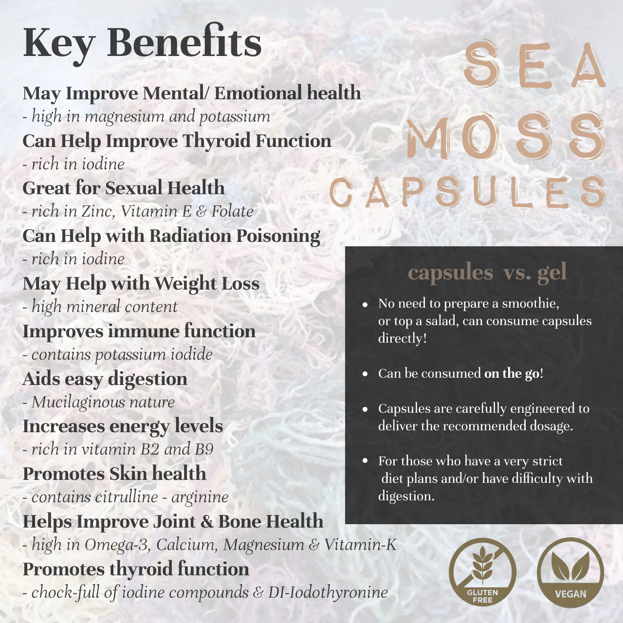 Sea Moss and Bladderwrack Capsules (VG)